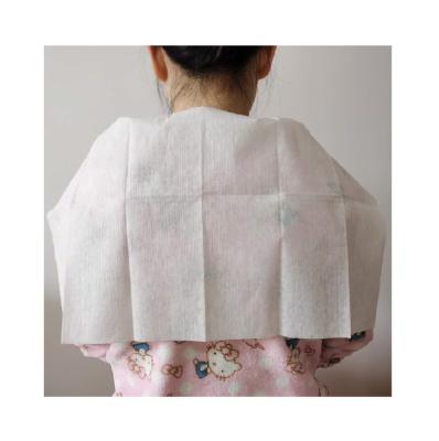 China Factory Wholesale Disposable Non-woven Fabric Disposable Bamboo Towel Plain Disposable Hairdresser Towel for sale