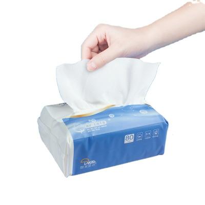 China Factory Wholesale Disposable Cotton Soft Square Towel Disposable Cotton Paper Tissue for sale