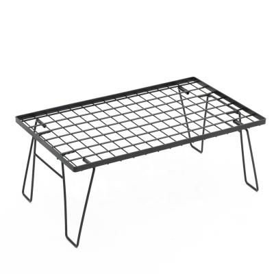 China Easy to fold and carry a new type of bamboo folding portable outdoor camping barbecue table for sale