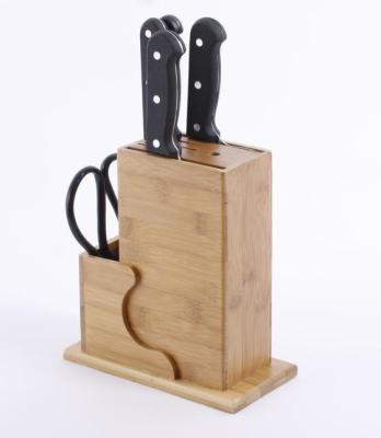 China Small bamboo knife holder for sale