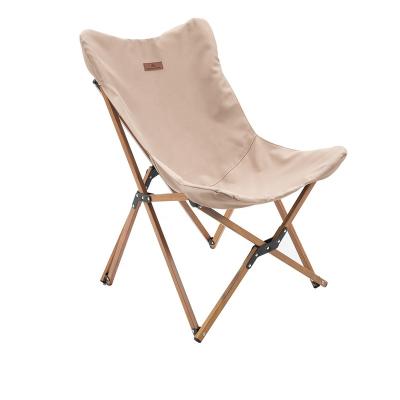 China Easy to fold and carry CHANGZU garden grain view aluminum wood folding chair outdoor foldable camping chair for sale