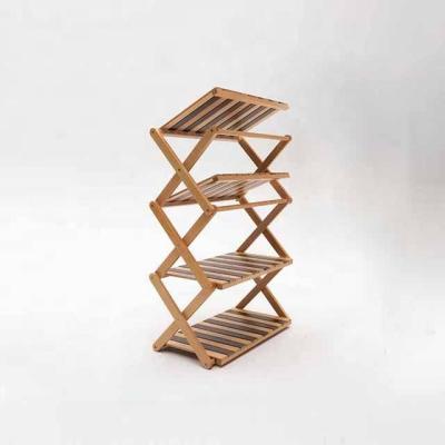 China Easy to fold and carry outdoor furniture portable wooden folding shelf is used for placing tableware, drinks, condiments and other things for sale