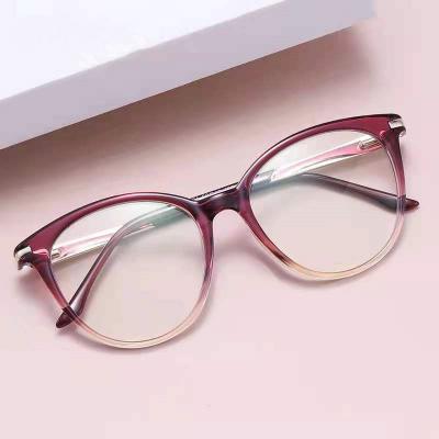 China 2021 Italy Designer Anti Blue Light Blue Light Glasses Trendy TR90 Metal Ringot Glass Anti Blue for sale