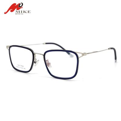 China The clear color of the latest optical TR90 glasses sight high quality square metal metal optical glass for sale