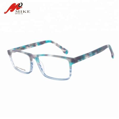 China High Quality Fashionable Acetate Glass Frames, Square Optical Frame, Design Eyeglasses Frame For Men for sale