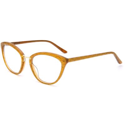 China For Reading Glasses 2021 Cat Eye Acetate Frames Optical Glasses Frame Acetate Glass Frames For Women for sale