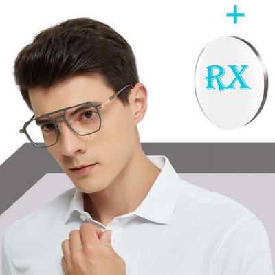 China Blue Eyewear 2022 Prescription Progressive 1.67 Progressive Metal Acetate Glasses Myopia Glasses for sale