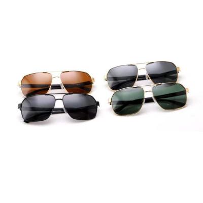 China 2021 new men's fashion sunglasses polarization metal sunglasses retro toad mount lenses sunglasses for sale