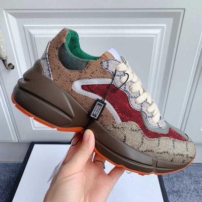 China Cushioning Wholesale Mens Brand Designer Sneaker Print Luxury Designer Shoes For Woman for sale