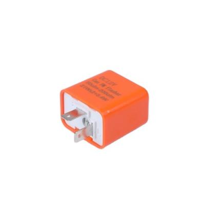 China Orange Automotive Three Speed ​​Flasher 12v Adjustable Relay For Electric Car 47*37*27mm for sale