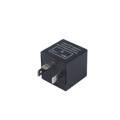 China Silver Alloy CF13 Black Square Shape Flasher Security Manufacturer 12.8v Automotive Relay for sale