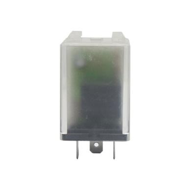 China Silver Alloy 12V LED Flasher Relay Flasher Relay 3 Pin Single Turn Flasher Relay for sale