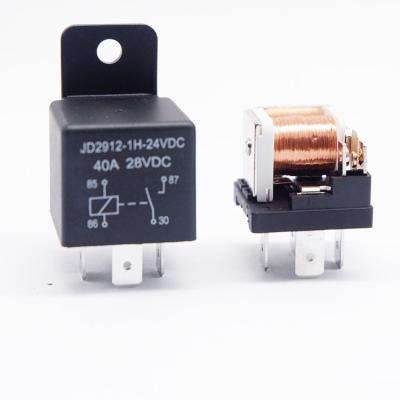 China Voltage 24V JD2912 24V 40A Automotive Relay 4 Pin Car Relay Relay Car for sale