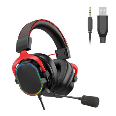 China Brand New G3 Game LED Headband And Microphone PC Wired Headset Headphone Noise Canceling Headphones 5.1gaming version for sale