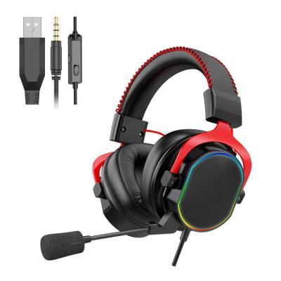 China RGB Light G3 Earphone 7.1 Surround Gamer Headphones Headband Audifonos Noise Canceling Gaming Headset for sale