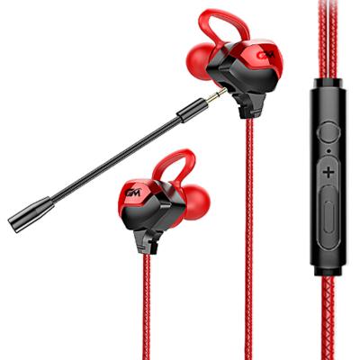 China Comfortable Wearing Drop Shipping jr123 Gaming Headset Wired Earbuds In-Ear Earphone 3.5mm For PC ps4 for sale