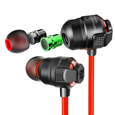 China Perfect Sound High Quality Wired Earphone Dual G23 Earbuds High Fidelity Sport Stereo Music With MIC Mini Earphone Earbuds for sale