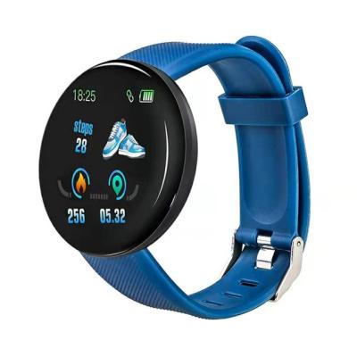 China Alarm Smart Watch D18 Wristband Pedometer Around Screen Heart Rate Tracker Sports Smartwatch Band Waterproof Smart Wristband Fitness for sale