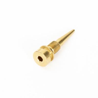 China TS01134 Brass Smart Component Door Gate Control Turn Parts Brass Material Adjustment Valve for sale