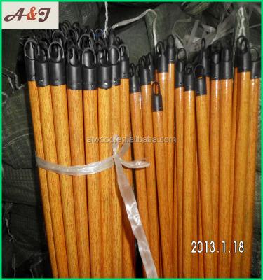 China Guigang Sustainable Factory Wooden Stick Machine , wooden broom handle pvc coated /wooden brush handle for sale