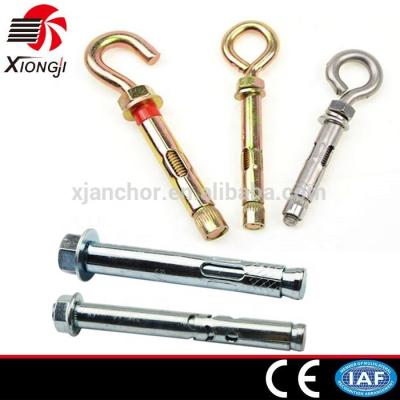 China 02-03m20 Concrete Mild Steel Galvanized Steel Finished Hex Bolt Price Expansion Anchor Bolt Sleeve Anchor for sale