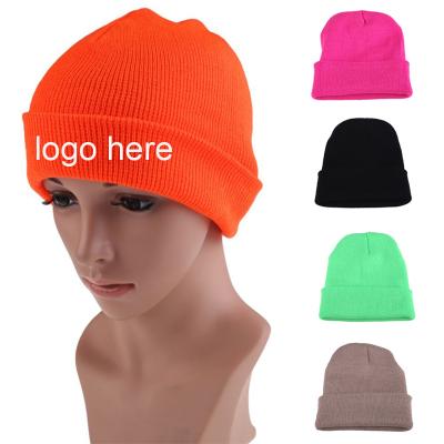 China breathable & New Style Waterproof Acrylic Custom Knit Beanie Caps With All Kind Of Winter Beanie Hat Custom Color Logo for sale