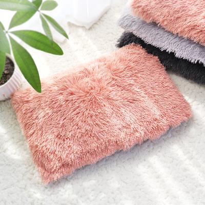 China Travel Fashion Plush Dog Bed Pet Long Cushion Fleece Cat Cushion Puppy Sofa Mat Protective Soft Pet Beds for sale