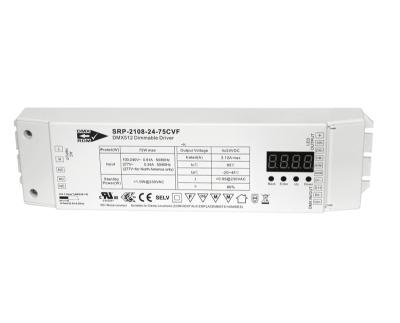 China Sunricher 75/96/100W DMX512 Dimmable 4 Channel DMX512/RDM Driver 24Vdc Constant Voltage SRP-2108-24 for sale