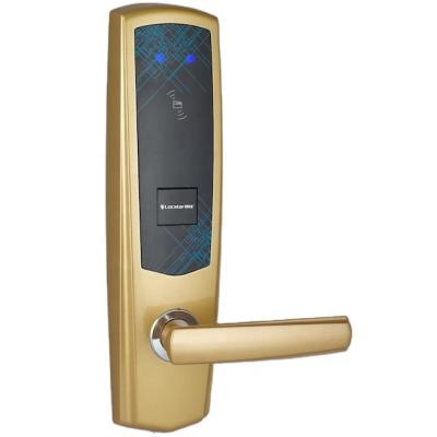 China Zinc Alloy Luxury Design RFID Card Keyless Hotel Lock for sale