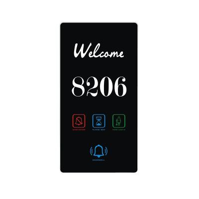 China 220V 110V modern hotel modern led light touch do not touch no. doorbell sign panel hall switch for sale