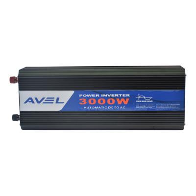 China Home Appliance Factory DC 12V To AC 220V Pure Sine Wave Power Inverter 3000W For Home Application Car for sale