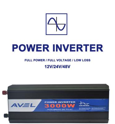 China Cheap Home Solar Power System 12V 24V DC To AC 120V 220V Solar System Pure Sine Wave Solar Inverter 3000W for sale