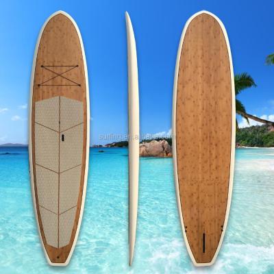 China Unisex Surfboard Epoxy Resin With EPS Foam Core Bamboo Paddle Board On Sale for sale