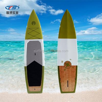 China New Design Unisex SUP Board For Fishing Holder Up Paddle Board Bamboo Fishing SUP for sale