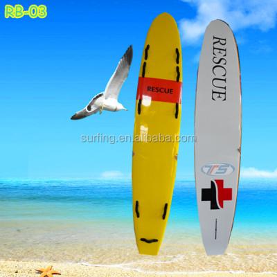 China Unisex Epoxy Resin Sip Rescue Board Lifeguard Surfing Rescue Board for sale