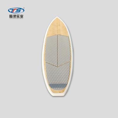 China Laminate Construction Unisex Bamboo Wake Veneer Surfing Board for sale