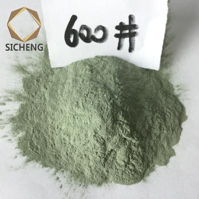 China For Sandpaper Precision Winding Materials For Ceramics Green Powder Sic 600# 800# 1000# Green Silicon Carbide for sale