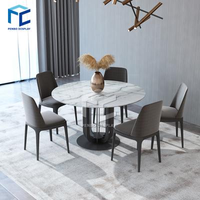 China (Other) OEM/ODM Modern Design Adjustable Bedroom Furniture Dining Table Marble Dining Table Set for sale