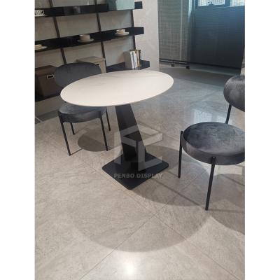 China (Other) fashion adjustable table reception the creative round table coffee milk tea shop modern negotiation room table for sale