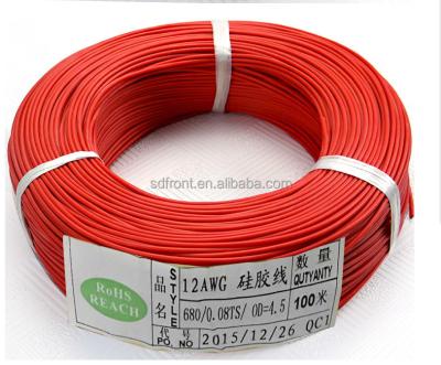 China UL3132/UL3135/UL3239 high temperature silicon rubber heating wire /flexibal/ for sale