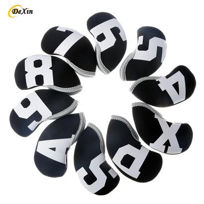 China Durable Promotional Customized Logo Design Neoprene golf Club Cover Oem Golf Headcover for sale