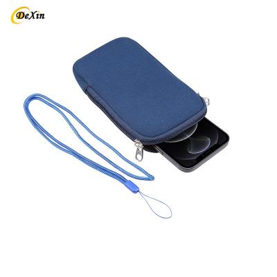 China Waterproof Customized Neoprene Mobile Phone Bag Case Phone Pouch Cover for sale