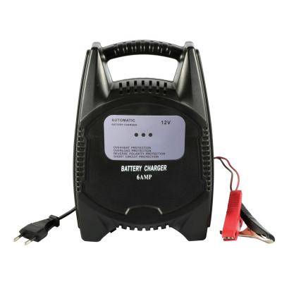 China Automatic Battery Charging B1206S FTpower 6A 12V Lead Acid Automatic Battery Charger for sale