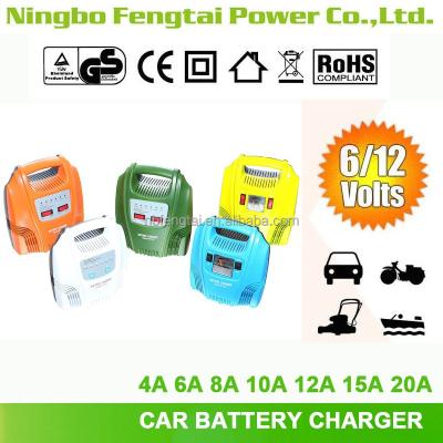 China 6V/12V/24V Integrated Linear Toroidal Transformer Colorful Automatic Battery Charger for sale