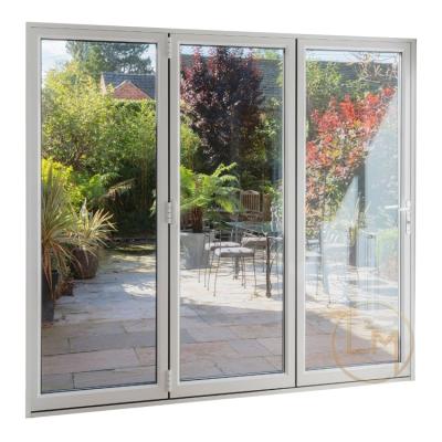 China modern cheap price high quality aluminum door white folding door for exterior for sale