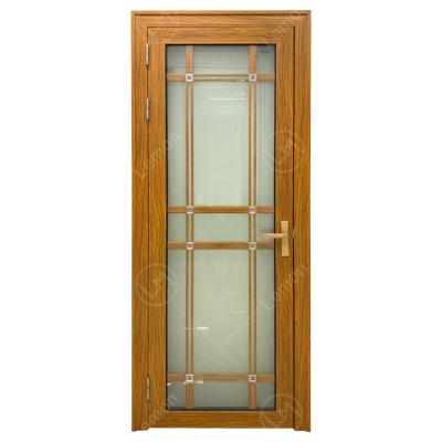 China Waterproof Chinese Factory Cheap Price Aluminum Casement Door Double Glazed French Door For Toilet for sale