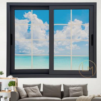 China Magnetic Screen Good Sealing Sound Proof House Windows Waterproof Aluminum Windows for sale