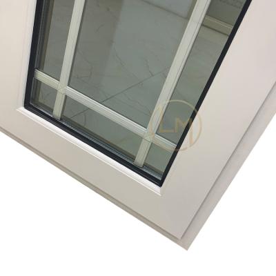 China Modern Design Magnetic Screen Double Glazed Window Well Sealing Soundproof Aluminum Casement Window For House for sale