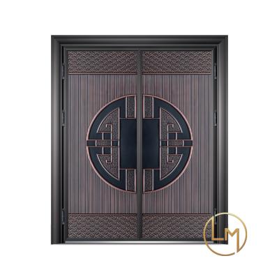 China Modern Design High Security Cheap Price Galvanized Steel Door Security Fire Proof Steel Door For House for sale