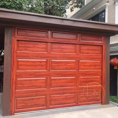 China Modern American design impact resistance garage door fire proof solid anti-theft aluminum door for barn for sale